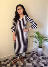 Striped Suit Set